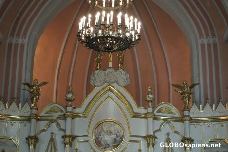 Postcard Chesme Church - interior