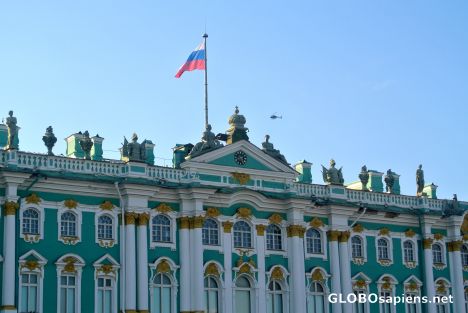 Postcard The Winter Palace in Saint Petersburg