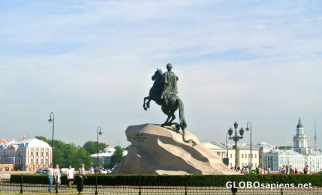 Postcard Senate Square in Saint Petersburg