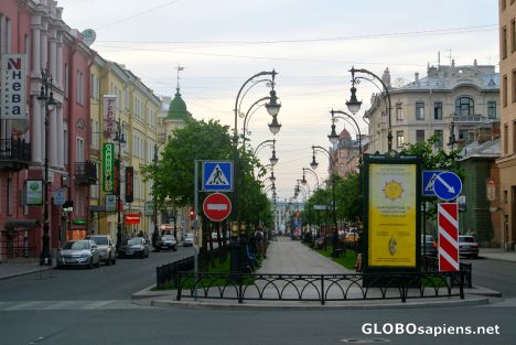 Postcard Saint Petersburg - street