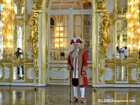 Postcard Catherine Palace - interior