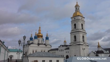 Postcard Bell tower an St Sophia Church