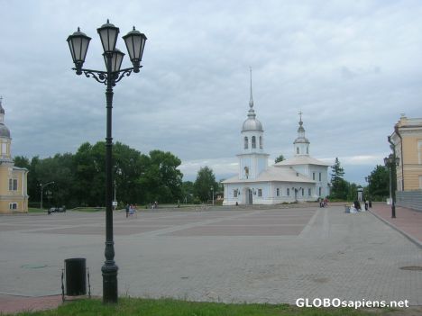 Postcard Heading to Ferapontov Monastery