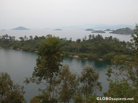 Postcard Kivuye coast line.