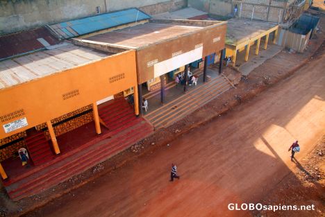 Postcard Kigali - central part of the capital