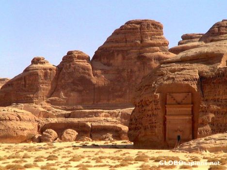 Postcard Madain Saleh tombs