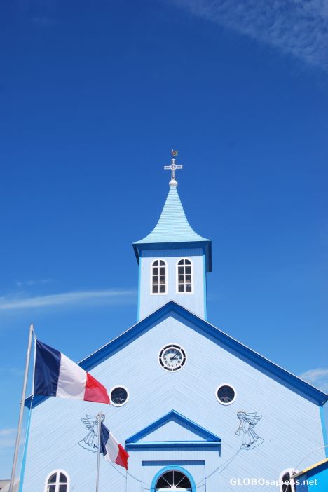 Postcard The church
