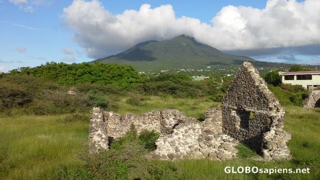 Postcard Remains of Fort Charles