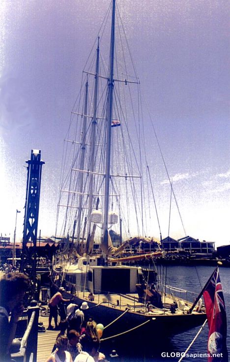 Postcard Schooner Too