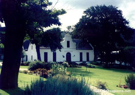 Postcard Uralt Winefarm Farmhaus