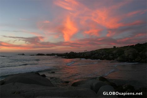 Postcard sundowner at camps bay