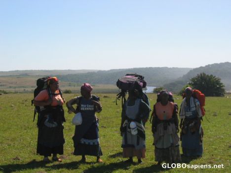Postcard Porters for hiking trip