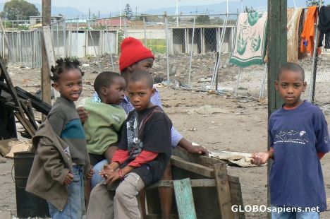 Postcard Another shot of local children