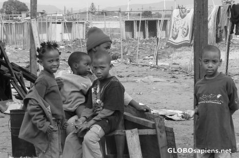 Postcard Another shot of local children