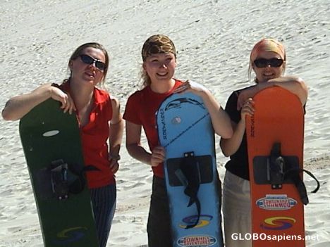Postcard Hermanus, Sandboarding, Cape Town, South Africa