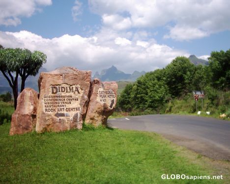 Postcard Catrhedral Peak - KZN - South Africa