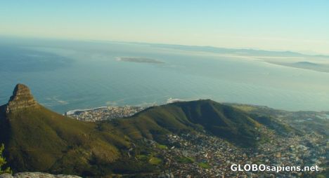 Postcard Cape Town (View from the Table Mountain)