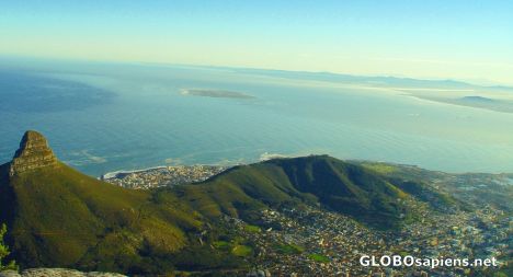 Postcard Cape Town (View from the Table Mountain)