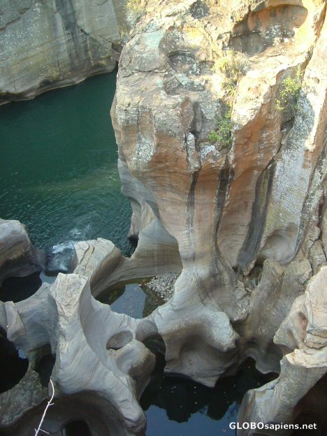 Postcard Bourke's Luck potholes