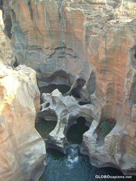 Postcard Bourke's Luck potholes