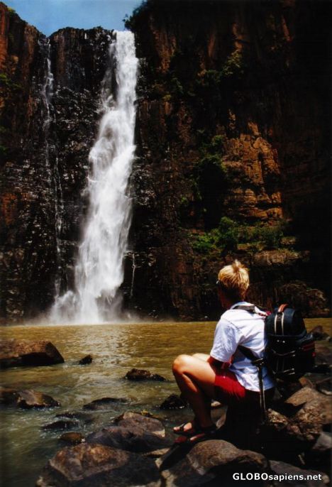 Postcard Howick Falls.