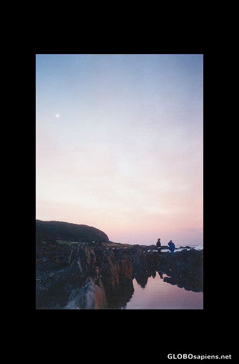 Postcard Moon over Tsitsikamma