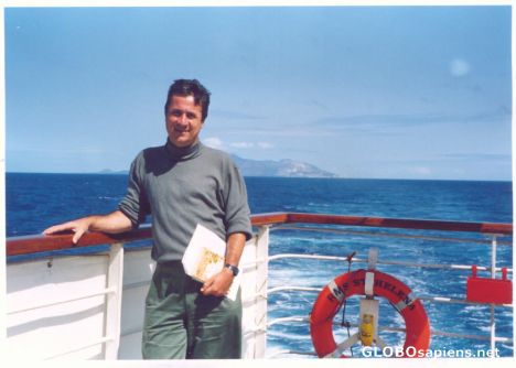 Postcard Leaving Ascension Island and heading to St Helena