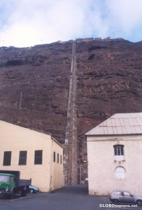 Postcard Jacob's ladder with over 500 steps
