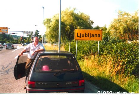 Postcard Ljubljana, Słowenia