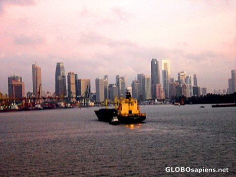 Postcard Singapore - City Sunrise