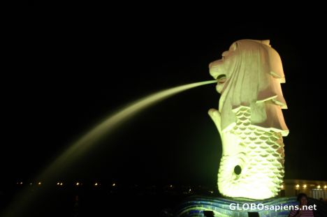 Postcard The Merlion