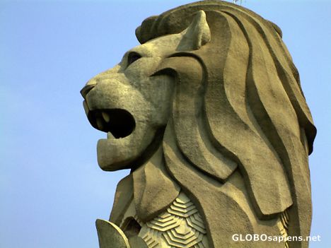 Postcard Merlion