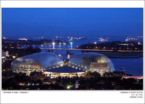 Postcard Eyes of singapore