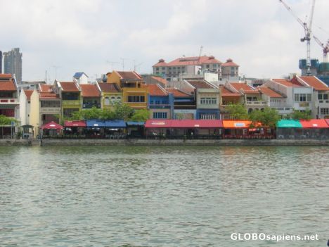 Postcard Singapore River