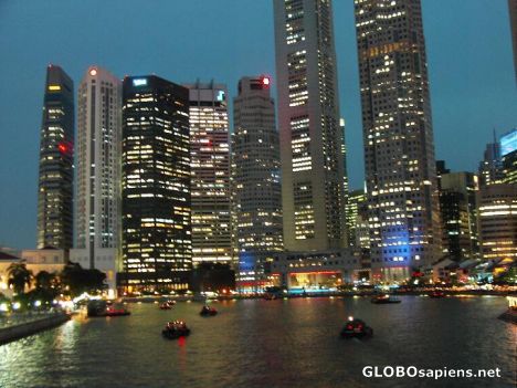 Postcard Singapore - city view