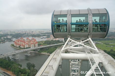 Postcard view from the top of the flyer