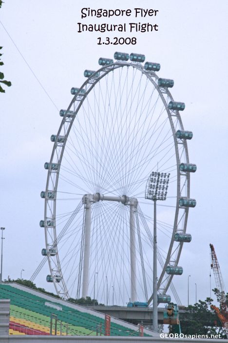 Postcard The Singapore Flyer