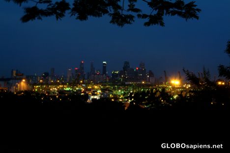 Postcard Singapore - Harbour at night