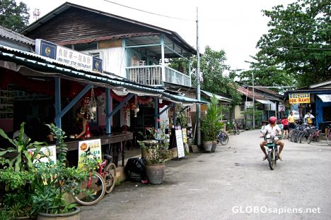 Postcard Pulau Ubin, 'Old School' Singapore