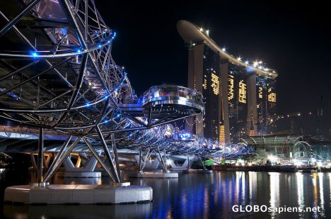Postcard Helix Bridge