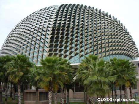 Postcard Esplanade aka Singapore's Durian