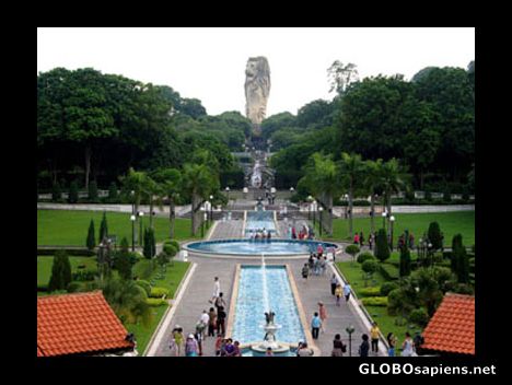 Postcard Sentosa Island .