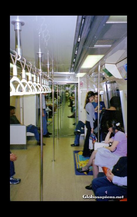 Postcard Underground train