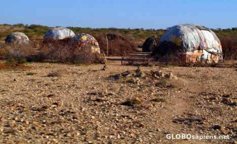 Postcard Ghagax Guure Nomadic Houses