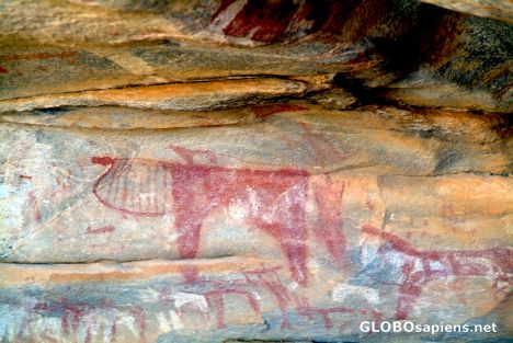 Postcard Dhagax Guure - art in the cave