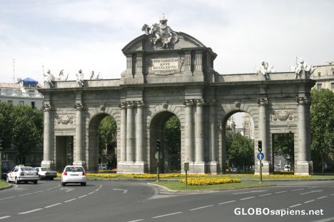 Postcard Puerta de Alcalá, Madrid