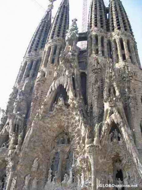 Postcard Temple Expiatori de la Sagrada Familia