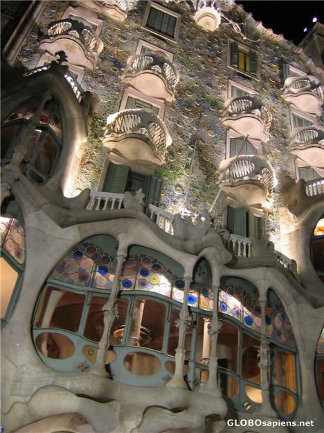 Postcard Casa Batllo