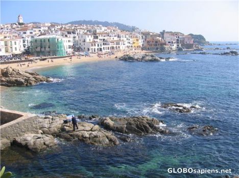 Postcard Blue and White in Calella