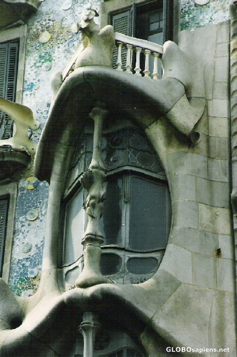 Postcard House of Gaudi